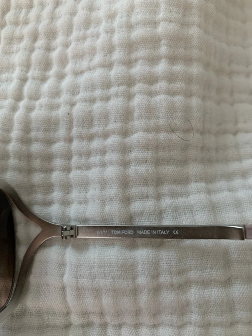 Tom Ford TF179 Silver Frame Brown Gradient Women's Sunglasses with Case